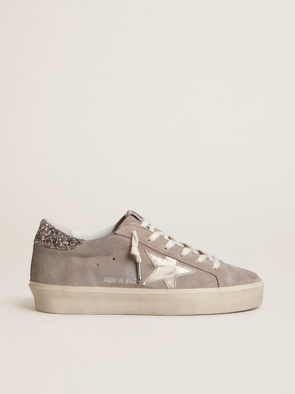 Women’s Hi Star sneakers Grey Suede-laminated Star & Glitter Size 40